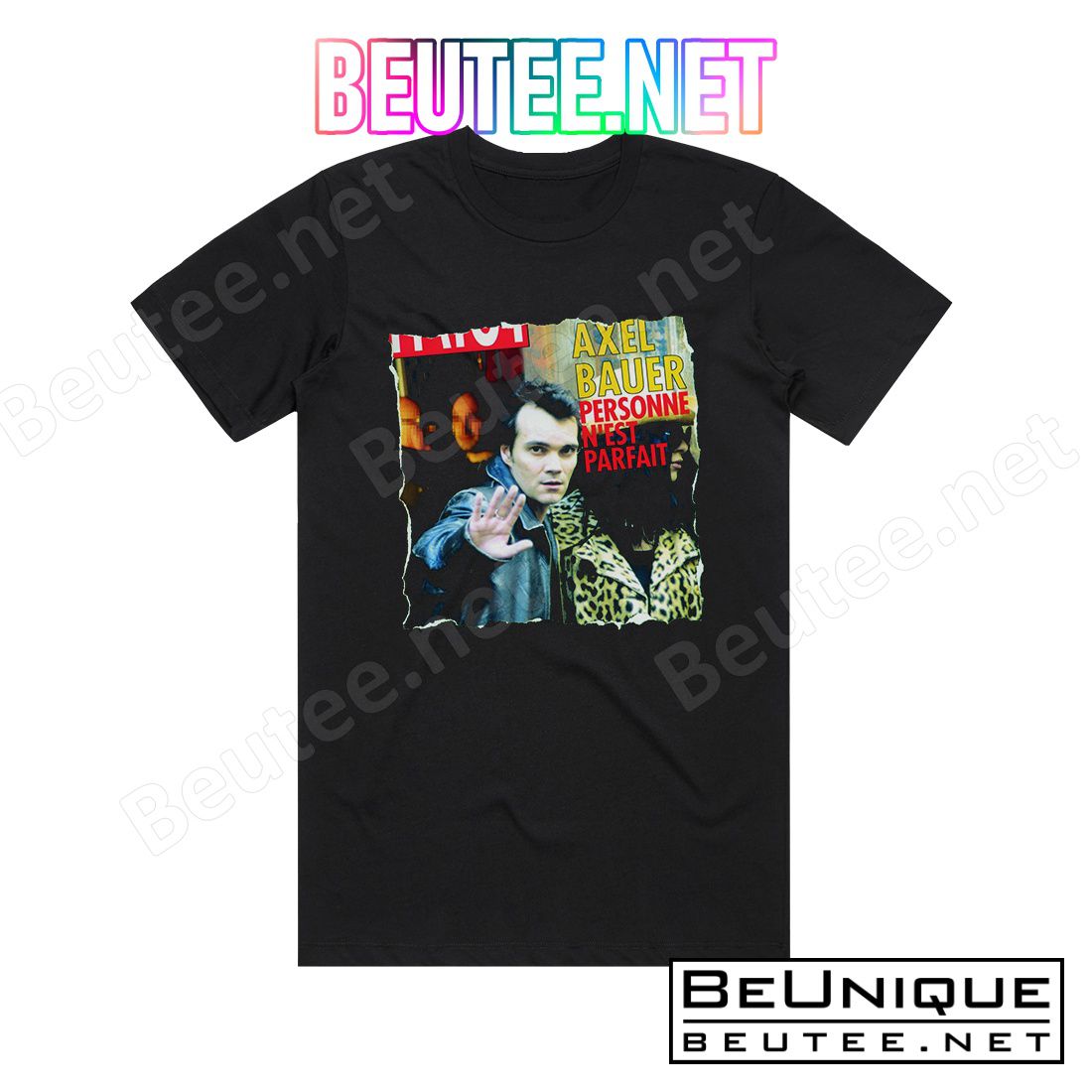 Axel Bauer Personne N'est Parfait Album Cover T-Shirt