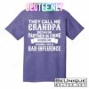 Bad Influence Grandpa T-Shirts Tank Top
