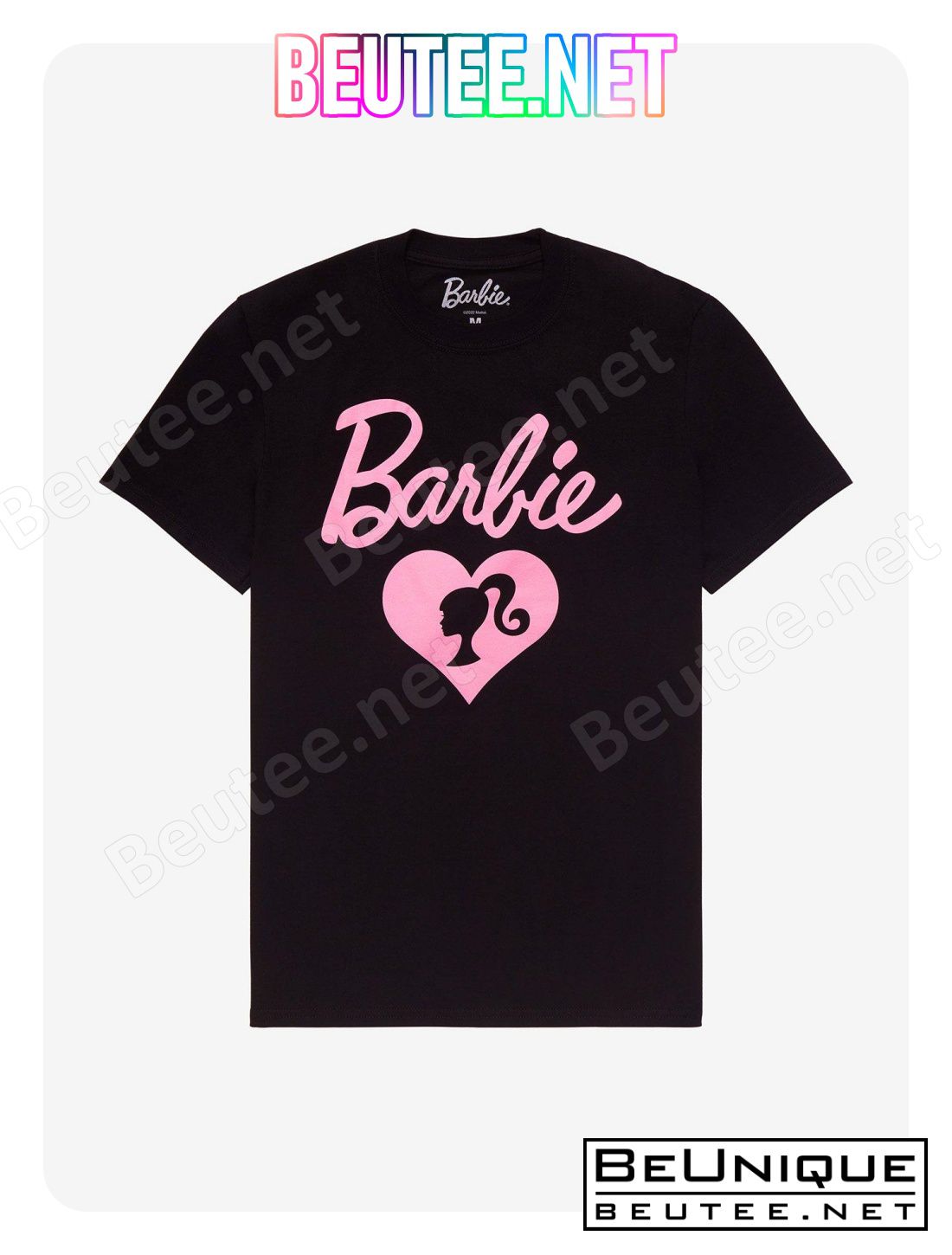 Barbie Heart Logo Boyfriend Fit Girls T-Shirt