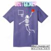 Basketball Dunking Skeleton T-Shirts