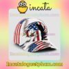 Batting American Flag Pattern Snapbacks Customized Hat Caps