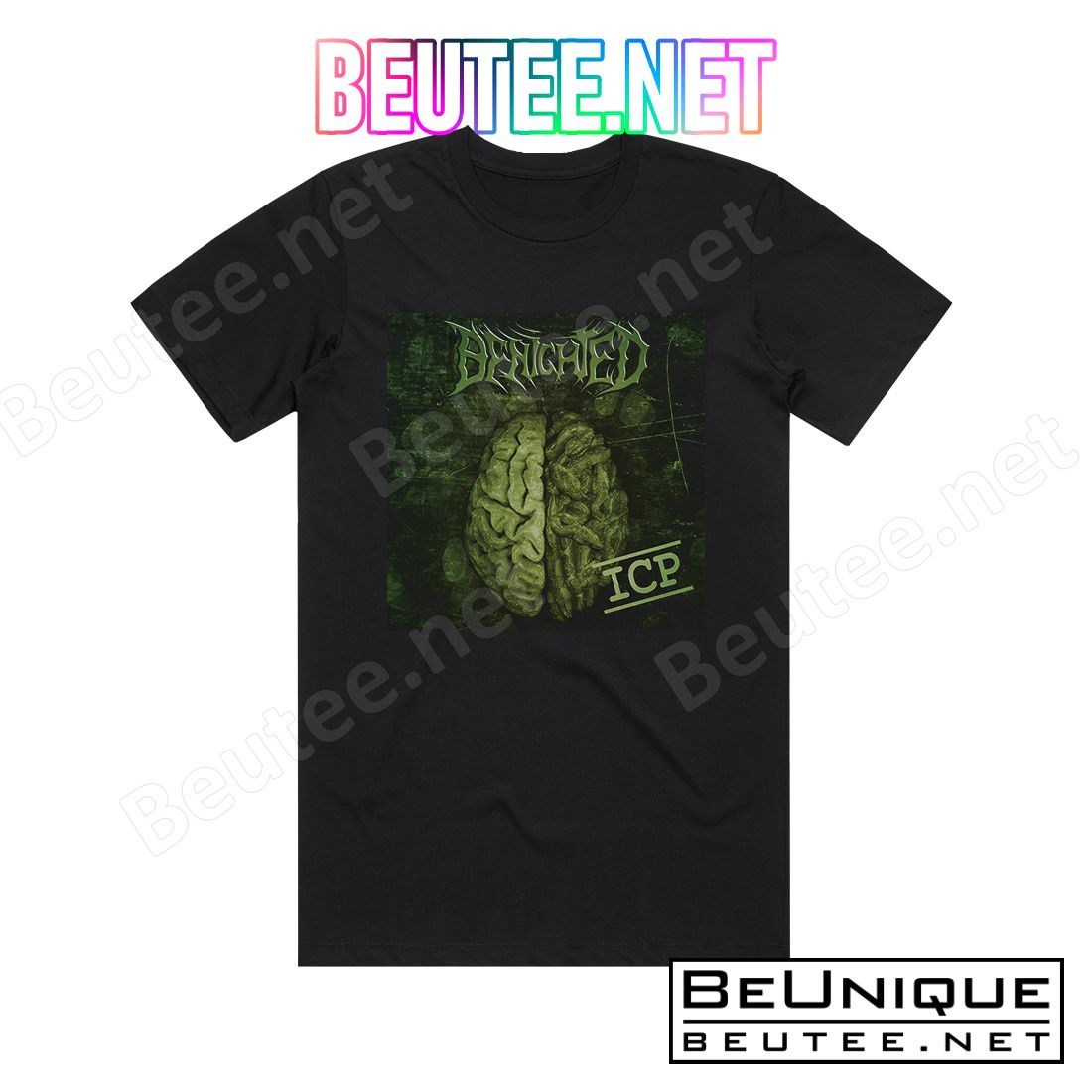 Benighted Insane Cephalic Production 2 Album Cover T-Shirt