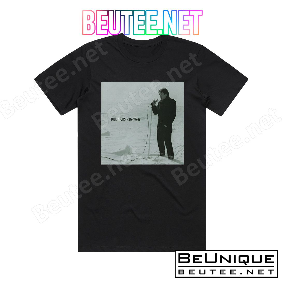 Bill Hicks Relentless Album Cover T-Shirt