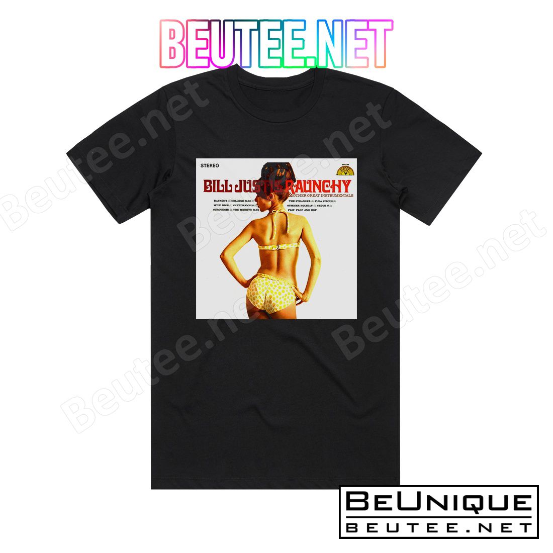 Bill Justis Raunchy The Very Best Of Bill Justis Album Cover T-Shirt