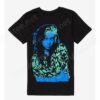 Billie Eilish Neon Portrait Boyfriend Fit Girls T-Shirt