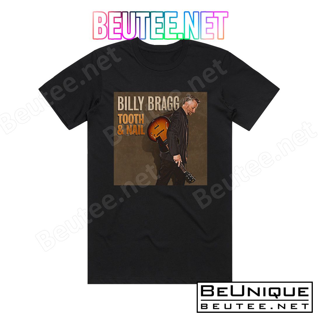 Billy Bragg Tooth Nail Album Cover T-Shirt