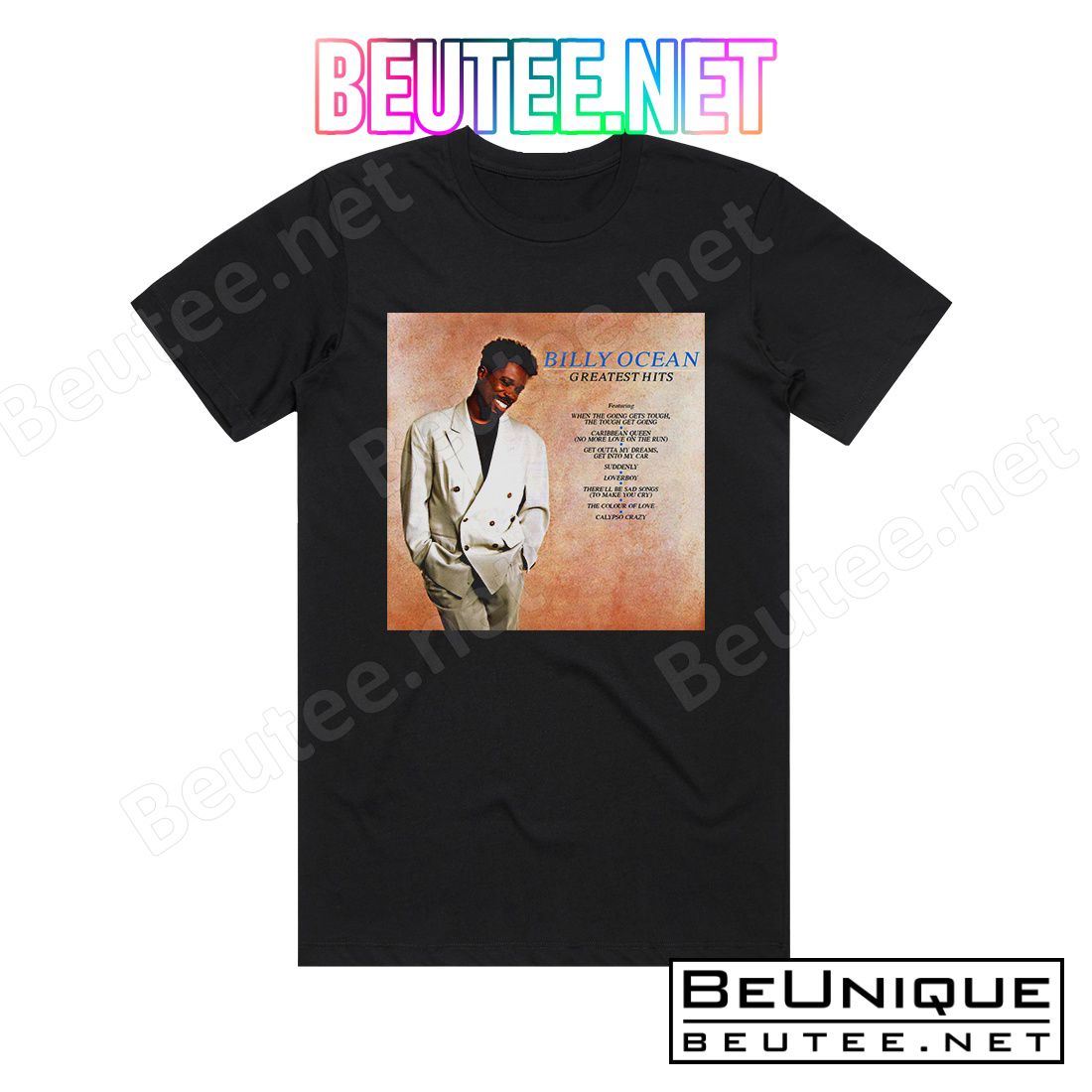 Billy Ocean Billy Ocean Greatest Hits Album Cover T-Shirt