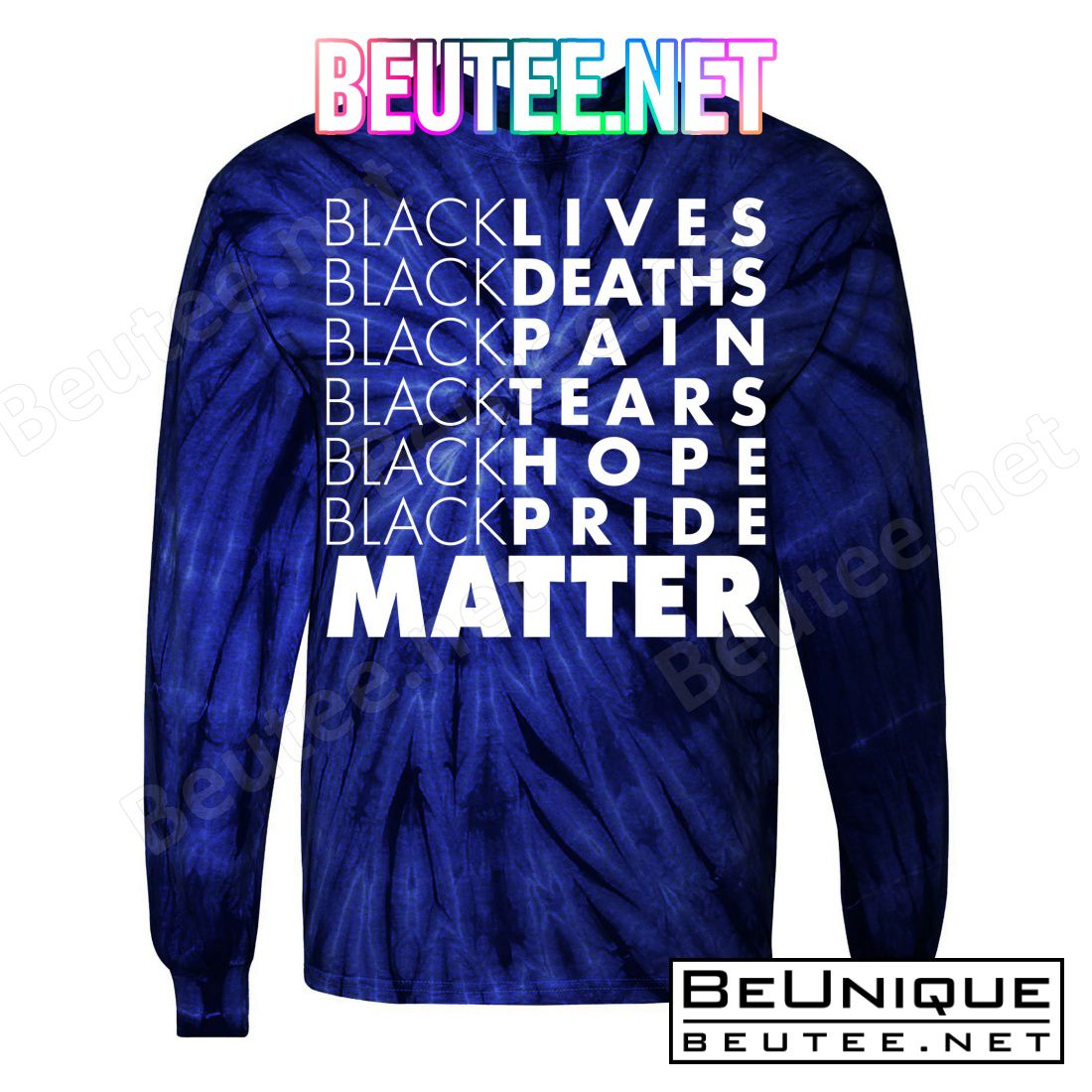 Black Lives Deaths Pain Tears Hope Pride Matter T-Shirts