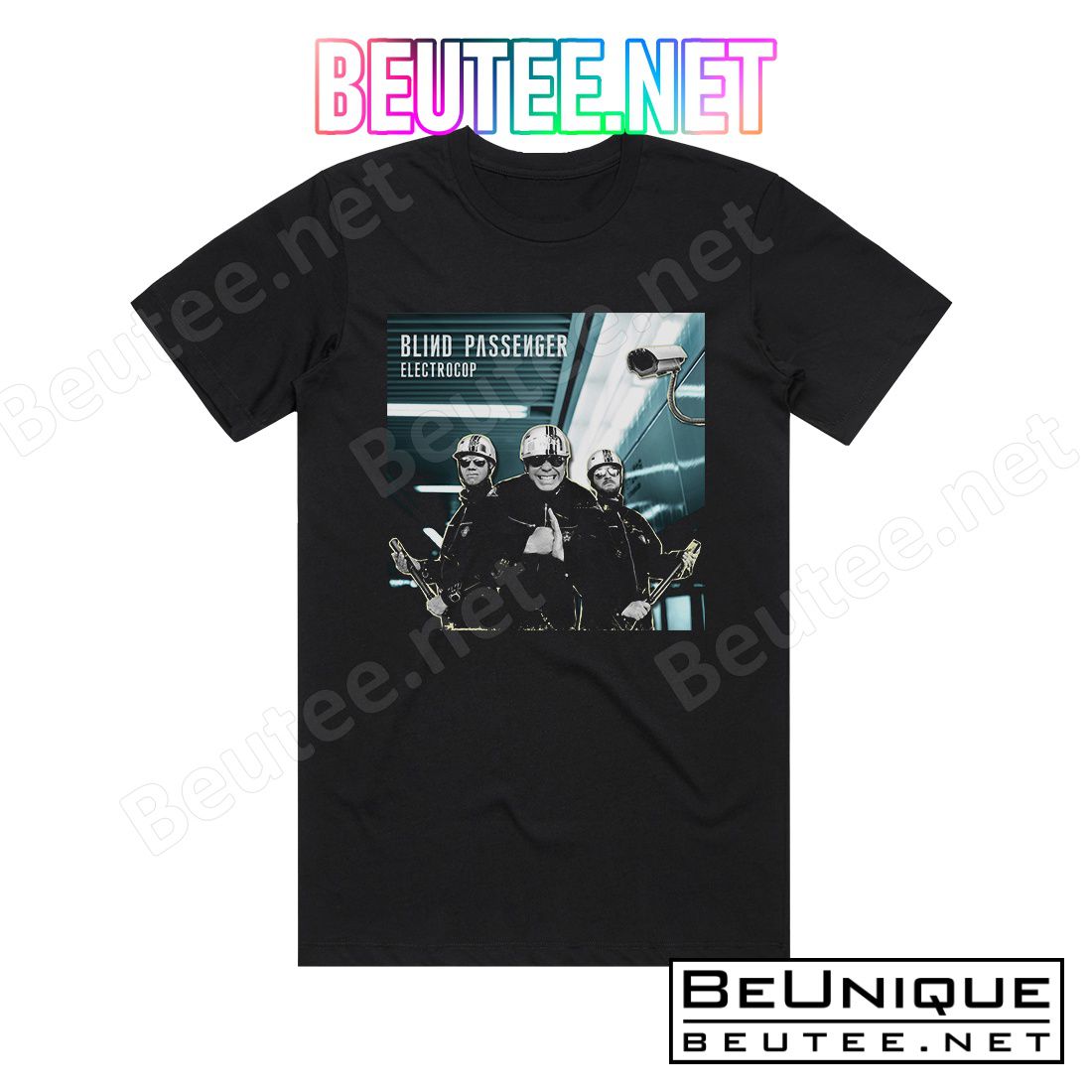 Blind Passenger Electrocop Album Cover T-Shirt