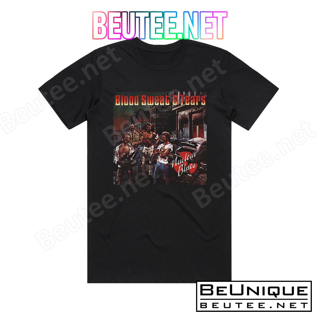 Blood Sweat and Tears Nuclear Blues 2 Album Cover T-Shirt