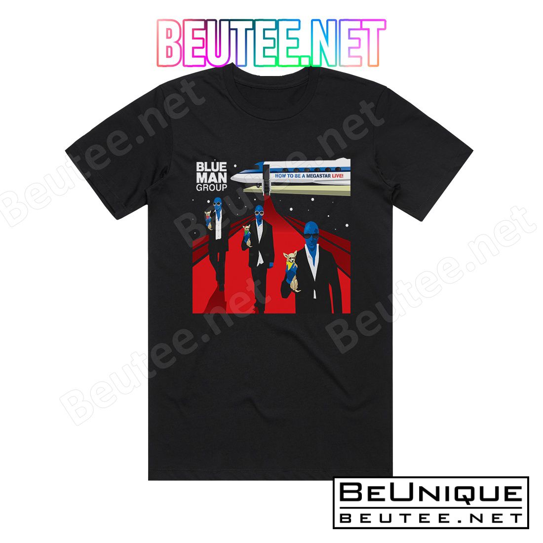 Blue Man Group How To Be A Megastar Live Album Cover T-Shirt