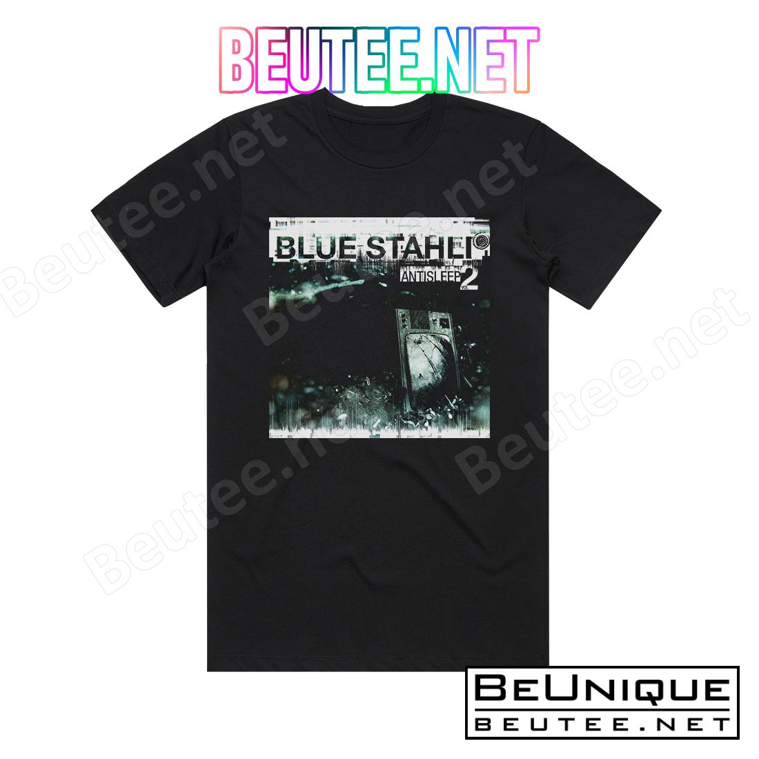 Blue Stahli Antisleep Volume 02 Album Cover T-Shirt