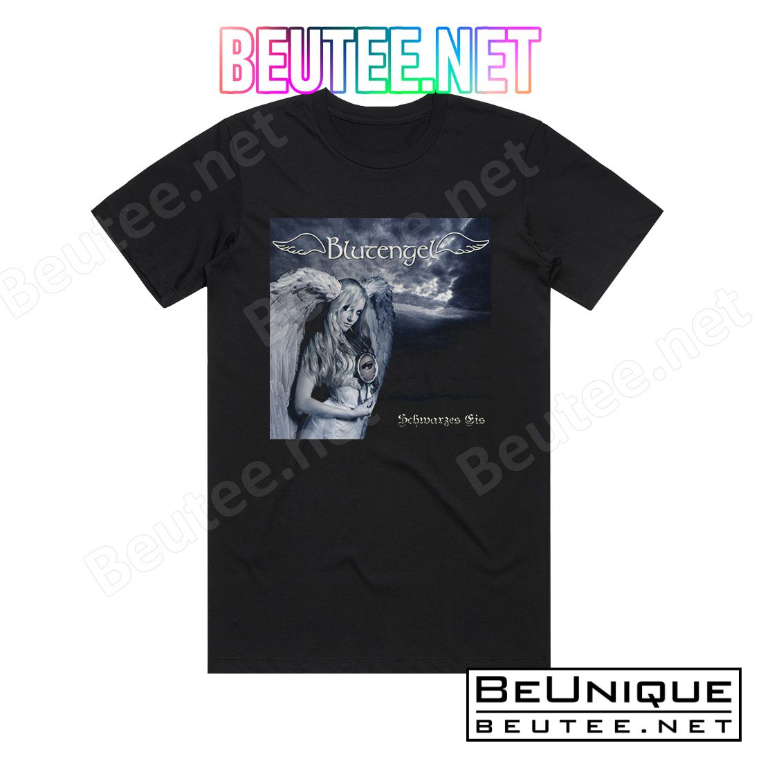 Blutengel Schwarzes Eis Album Cover T-Shirt
