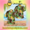 Bobo The Bear The Muppet Tropical Pineapple Short Sleeve Shirt