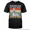 Bones Are Their Money So Are The Worms Skeleton Playing Guitar Shirt