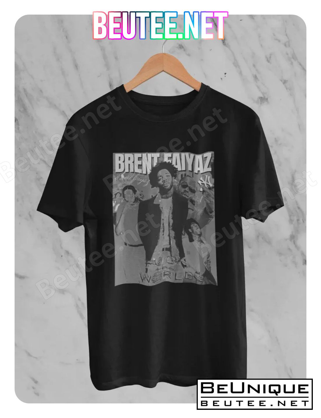 Brent Faiyaz Black And White Photo Shirt