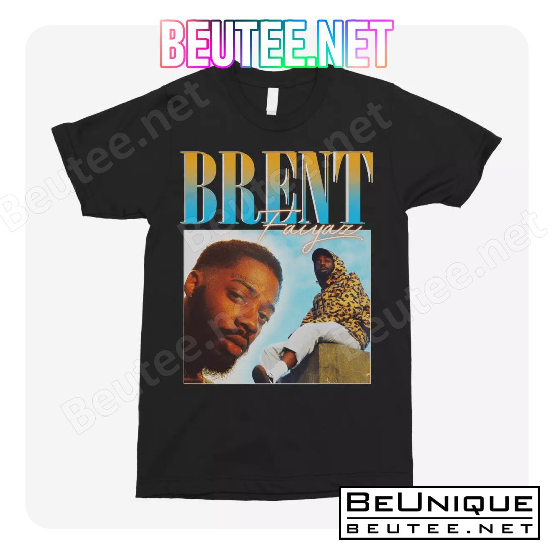 Brent Faiyaz Rapper Collage Shirt