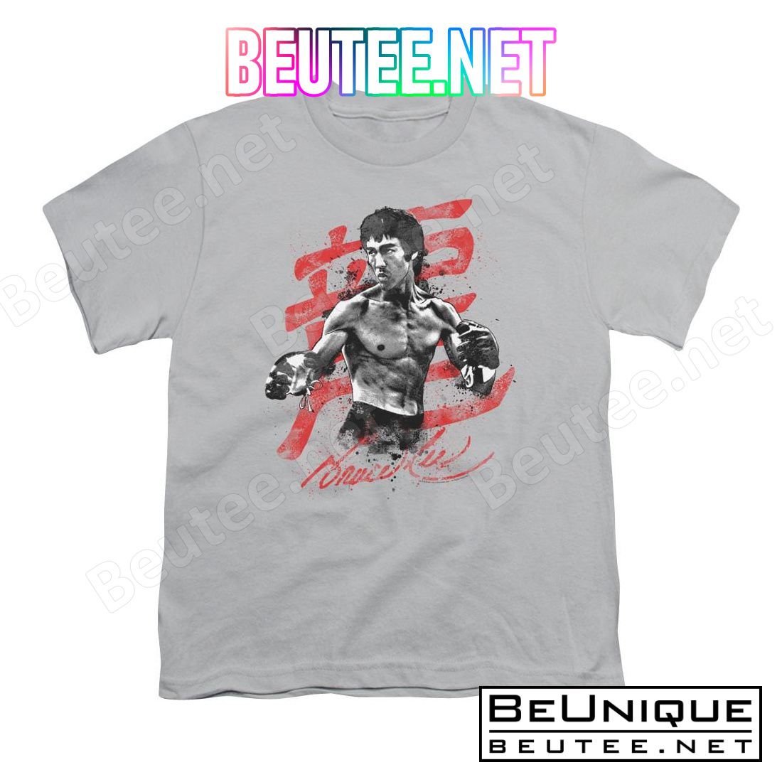 Bruce Lee Ink Splatter  Shirt
