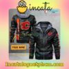 Calgary Flames Customize Brand Uniform Leather Jacket
