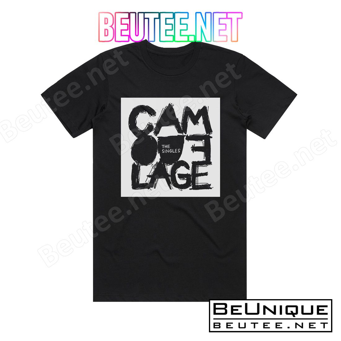 Camouflage The Singles Album Cover T-Shirt