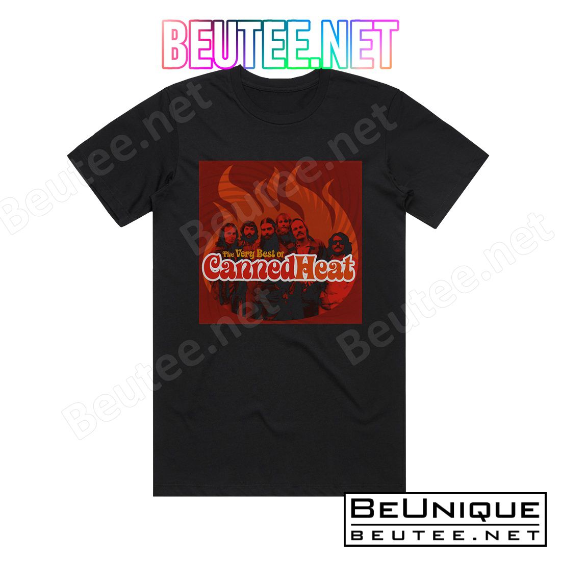 Canned Heat The Very Best Of Canned Heat Album Cover T-Shirt