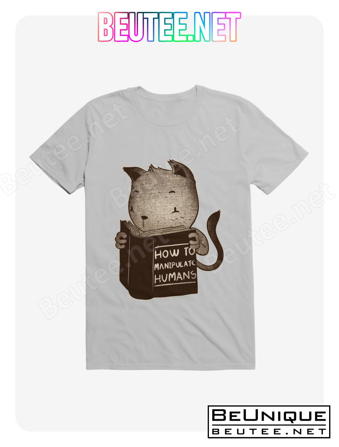 Cat Book How To Manipulate Humans T-Shirt