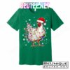 Christmas Santa Chicken T-Shirts Tank Top