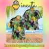 Count Von Count The Muppet Tropical Pineapple Short Sleeve Shirt