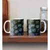 D20 Dice Set Pattern (Rainbow) Coffee Mug