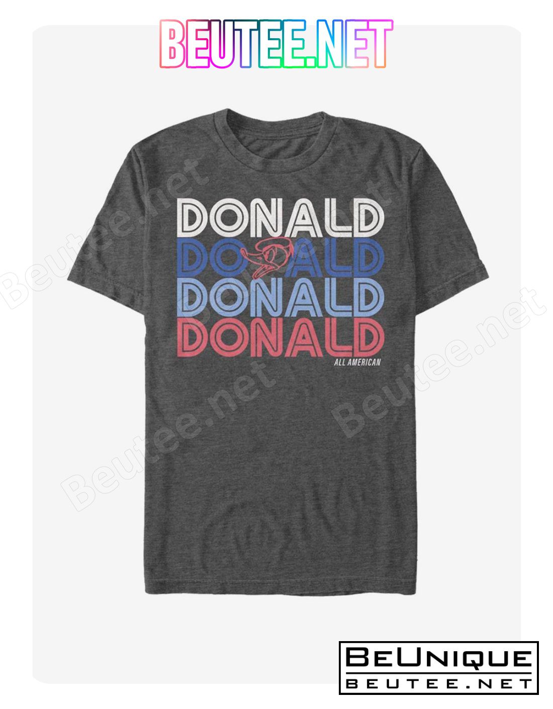 Disney Donald Duck Retro Stack Donald T-Shirt