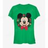 Disney Mickey Mouse Face Holiday Wreath Classic T-Shirt