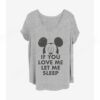 Disney Mickey Mouse Let Me Sleep T-Shirt