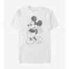 Disney Mickey Mouse Mickey Black And White T-Shirt