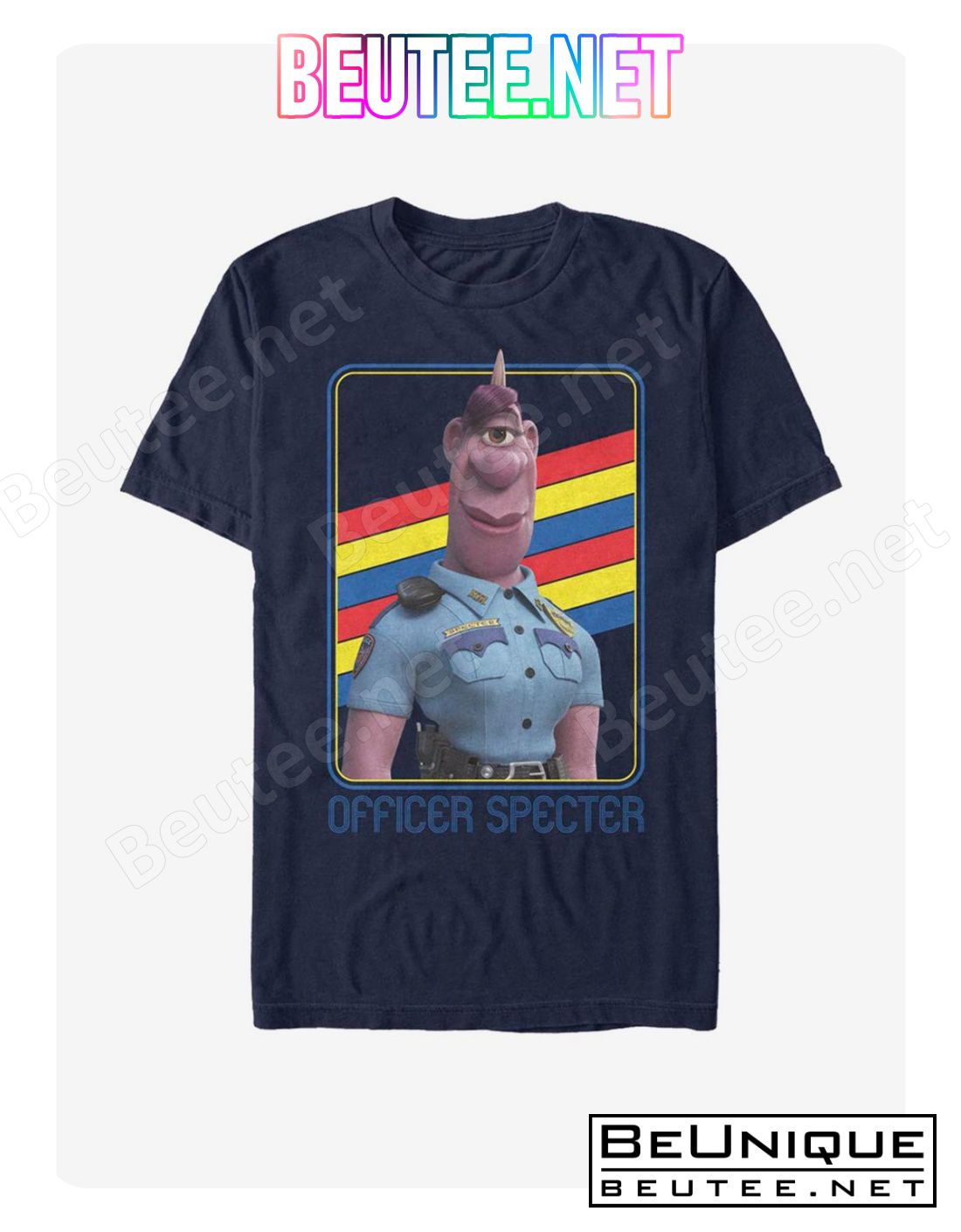 Disney Pixar Onward Officer Specter Rainbow T-Shirt