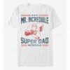 Disney Pixar The Incredibles Super Dad Metroville T-Shirt
