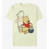 Disney Winnie The Pooh Pooh Line Art T-Shirt