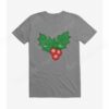 Emoji Holiday Icons Mistletoe T-Shirt