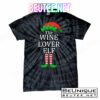Wine Lover Elf Family Matching Christmas T-Shirts