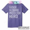 Father Husband Protector Hero T-Shirts Tank Top