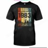 February 1983 Limited Edition 40 Years Of Being Awesome Shirt