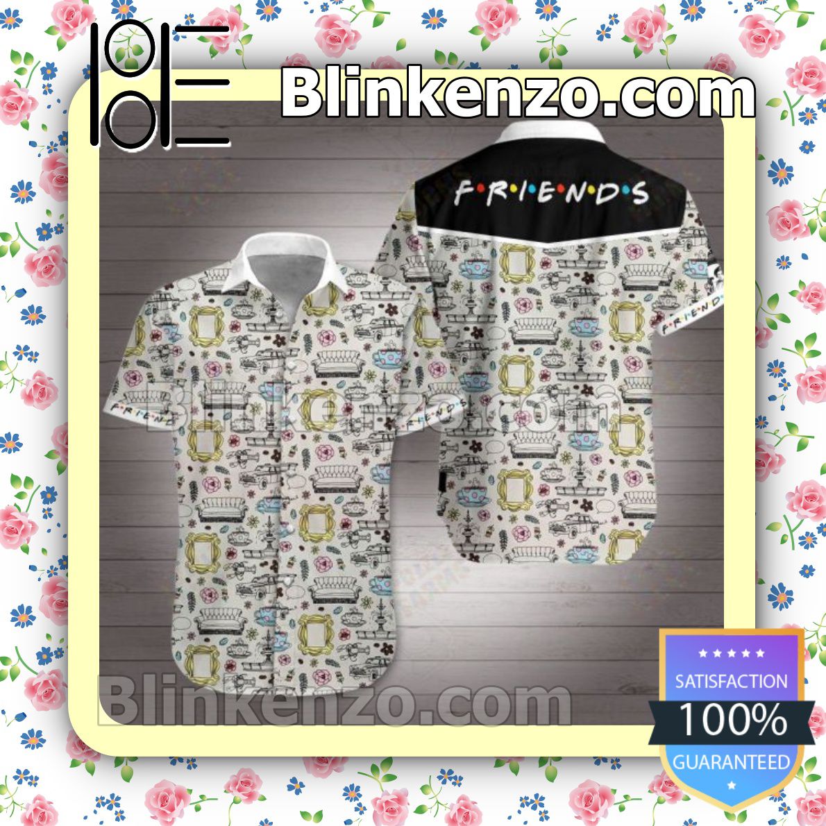 Friends Forever Sketch Icons Tv Show Summer Shirts