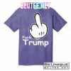 Fuck Trump Cartoon Middle Finger Resist Anti Trump T-Shirts
