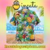 Gonzo The Muppets Monstera Leaf And Pineapple Short Sleeve Shirt