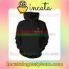 Gucci Museo Logo With Red And Green Stripes Black Nike Zip Up Hoodie