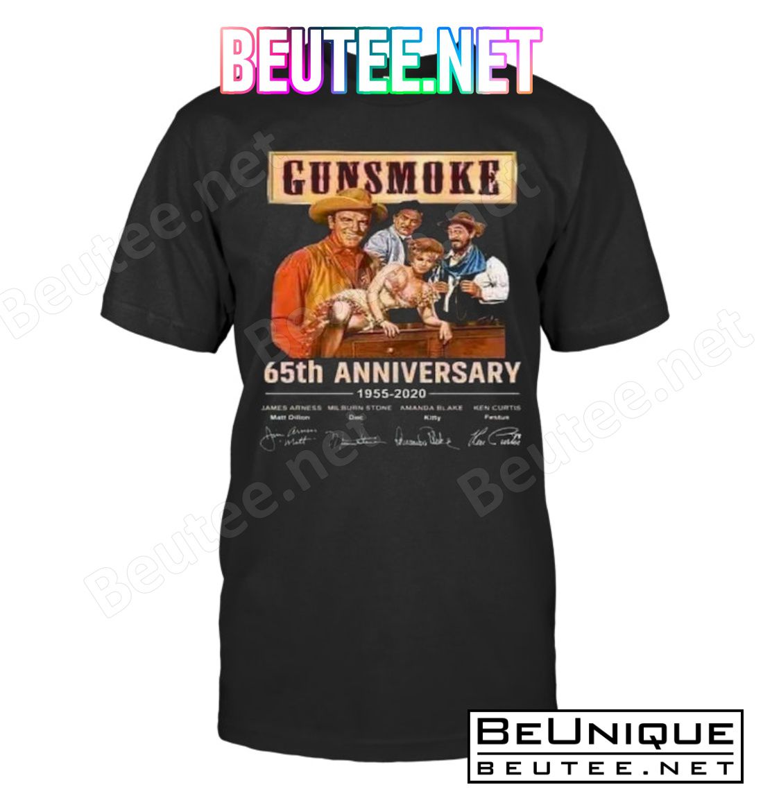 Gunsmoke 65th Anniversary 1955-2020 Signatures Shirt
