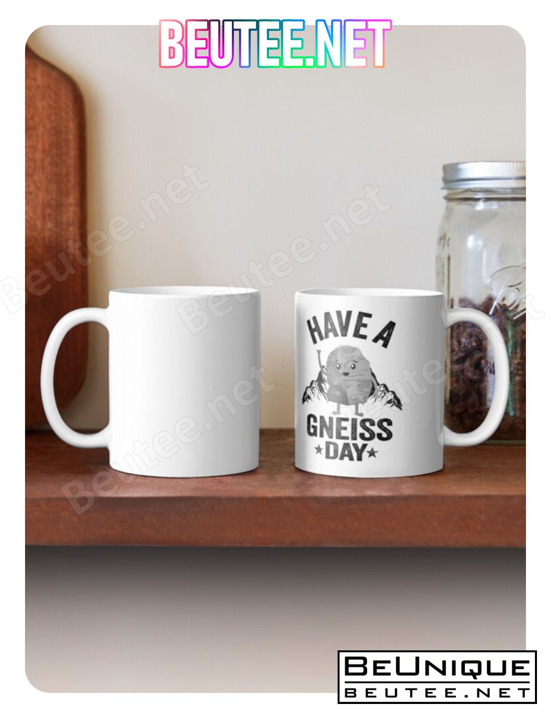 Have A Gneiss Day Geology Pun Rock Collector Geologist Coffee Mug
