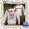 Horror Characters Slay All Day Blood Stains Halloween Hoodie