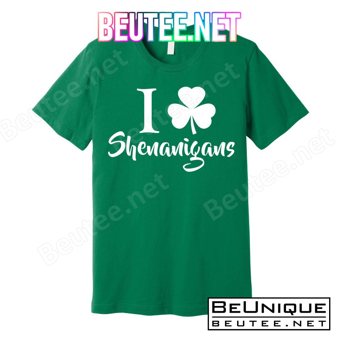 I Clover Shenanigans Irish Shamrock T-Shirts