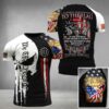 I Pledge Allegiance To The Flag Of The United States Of America Liberty And Justice For All Military Skull Military 3D T Shirt