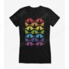 ICreate Pride Flag Cats Pattern T-Shirt